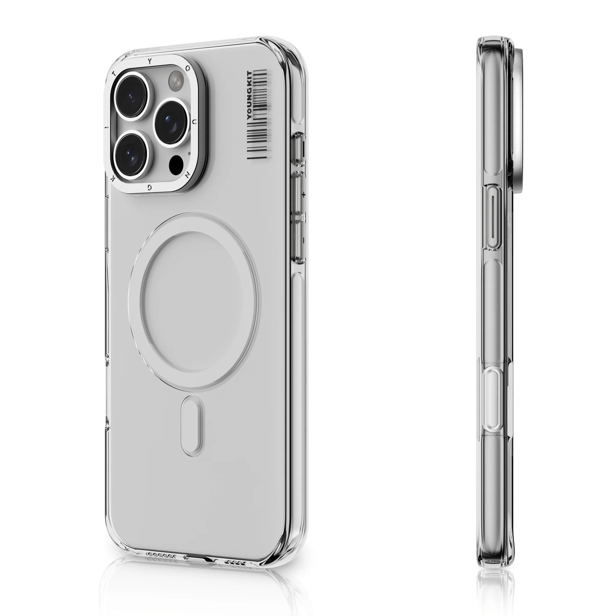 iPhone 16 Pro Max Magsafe Case – Transparent Crystal Non-Yellowing